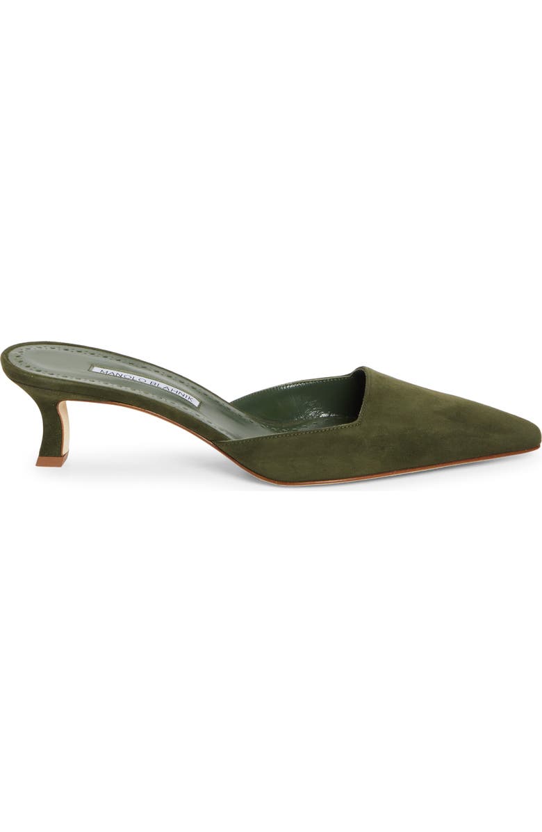 Moiramu Pointed Toe Kitten Heel Mule