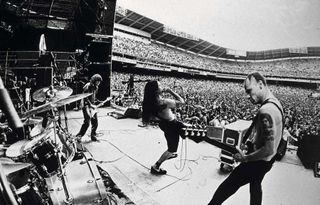 Red Hot Chili Peppers performing live at the Tibetan Freedom Concert held at the RFK Stadium in Washington DC