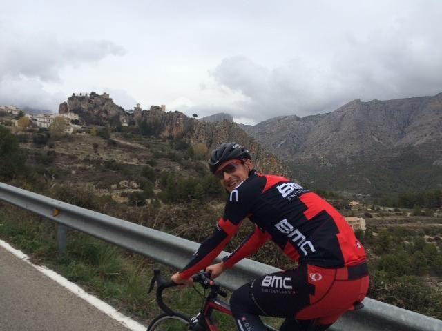 Marcus Burghardt heads off for a training ride.