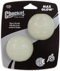 Chuckit Max Glow Medium 2-Pack | RRP: £12.99 | Now: £7.01 | Save: £5.98 (46%) at Amazon.co.uk