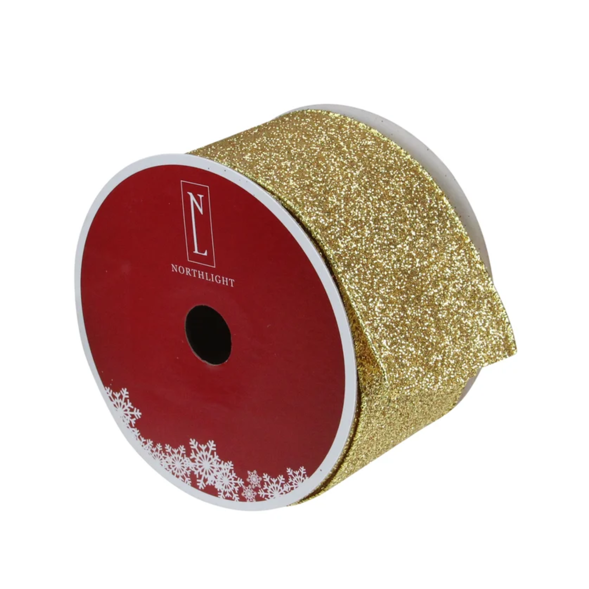 Gold wired ribbon
