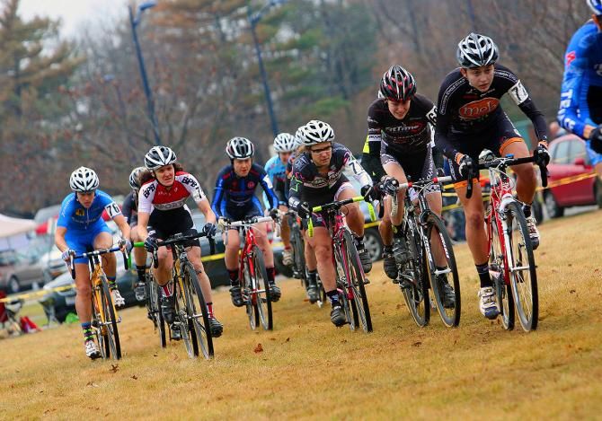 Hurricane Sandy may have postponed it, but the women came out full force for the first race of the weekend at Super Cross 2012.