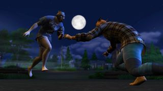 The Sims 4 werewolf pack werewolves fighting