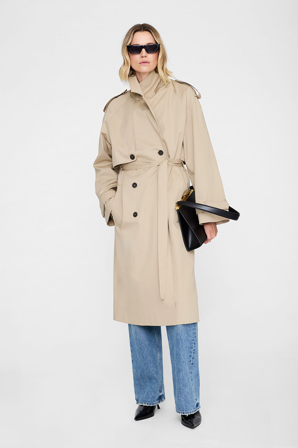 Rickie Maxi Trench - Beige