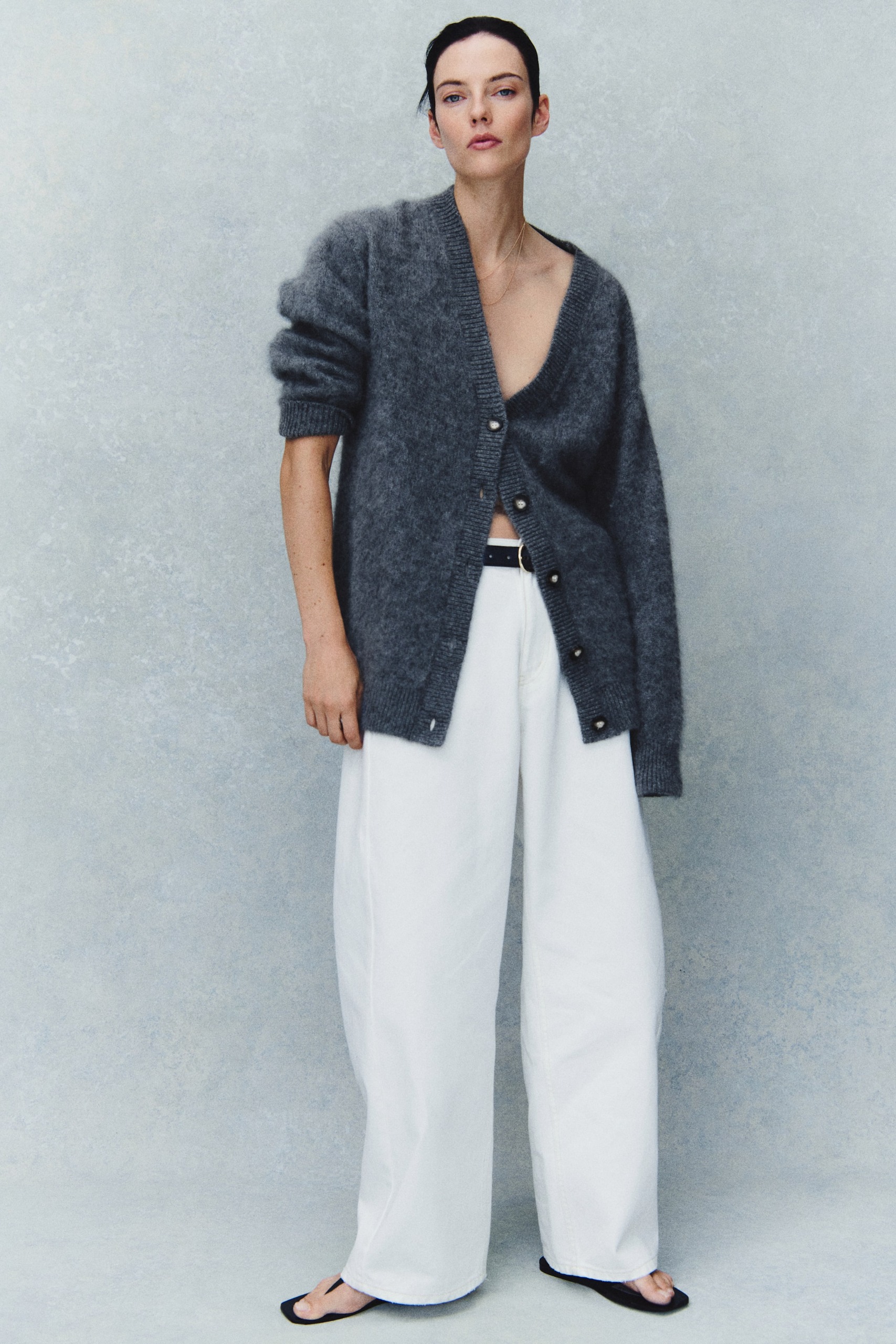 Oversized Wool Cardigan