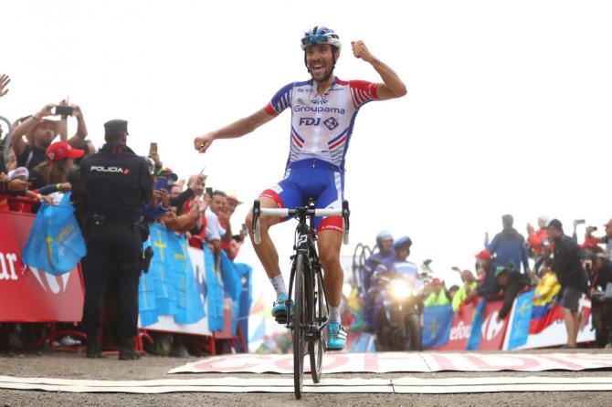 Thibaut Pinot wins stage 15 of the Vuelta a Espana