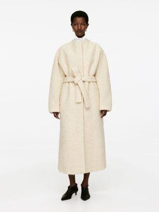 Bouclé Wool Coat