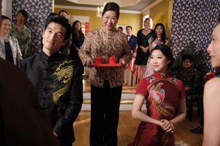 Kung Fu -- "Transformation" -- Image Number: KF113b_0r.jpg -- Pictured (L-R): Tony Chung as Dennis Soong and Shannon Dang as Althea Shen -- Photo: Bettina Strauss/The CW -- Â© 2021 The CW Network, LLC. All Rights Reserved