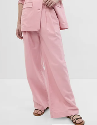 Linen Cotton Pants in May Pink, $89.95 | Gap