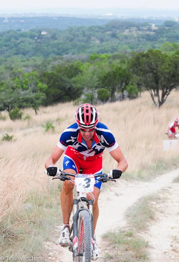 Todd Wells (Specialized) on the final climb of the 7-mile course