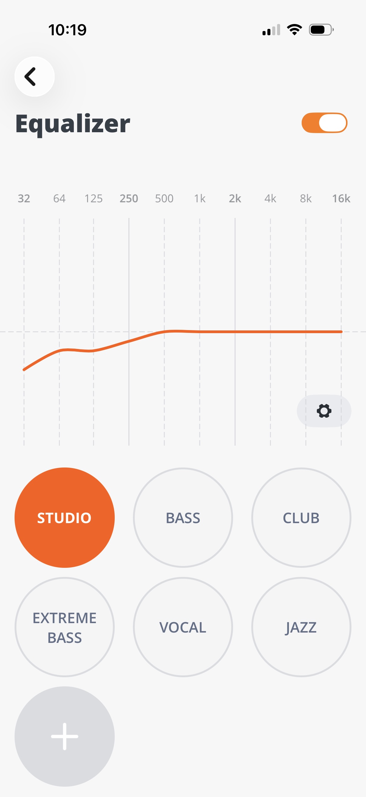 JBL Live 780NC in-app EQ presets