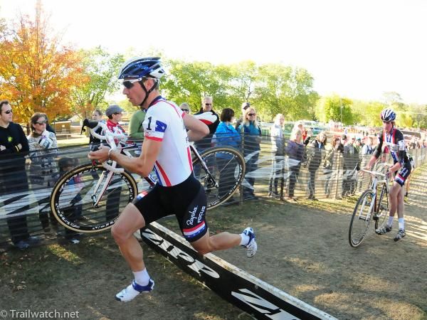 Jeremy Powers (Rapha Focus) found himself chasing the leaders today