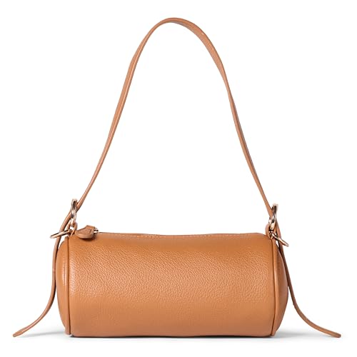 The Drop Miri Barrel Bag Handbags, Cognac Pebble, One Size