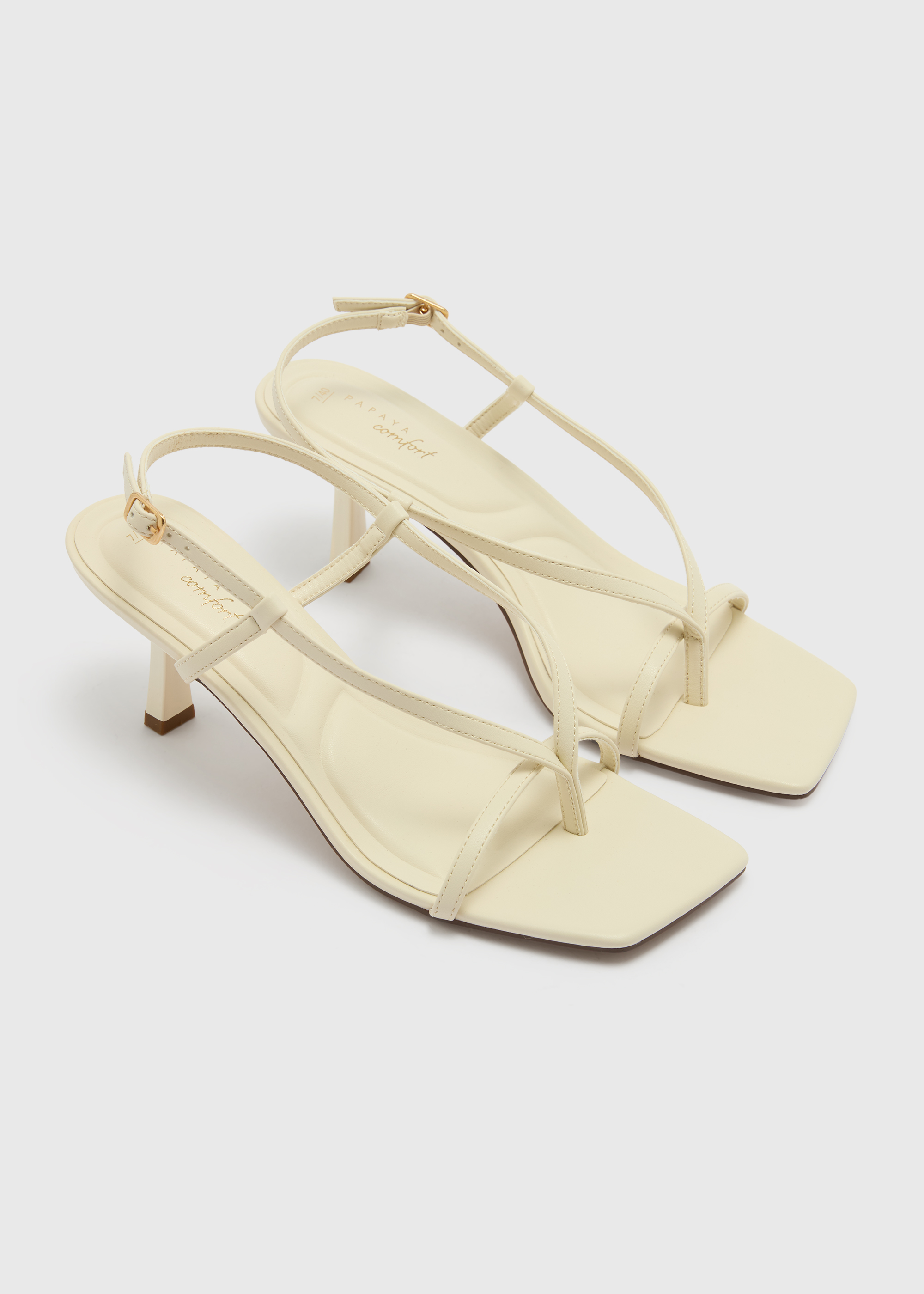 Matalan, Stone Strappy Stiletto Heels