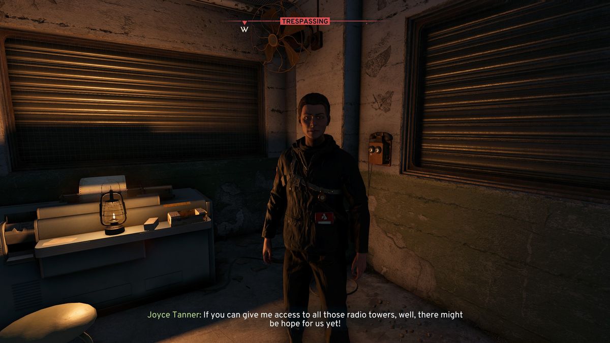 Atomfall endings - Joyce asking about radio towers