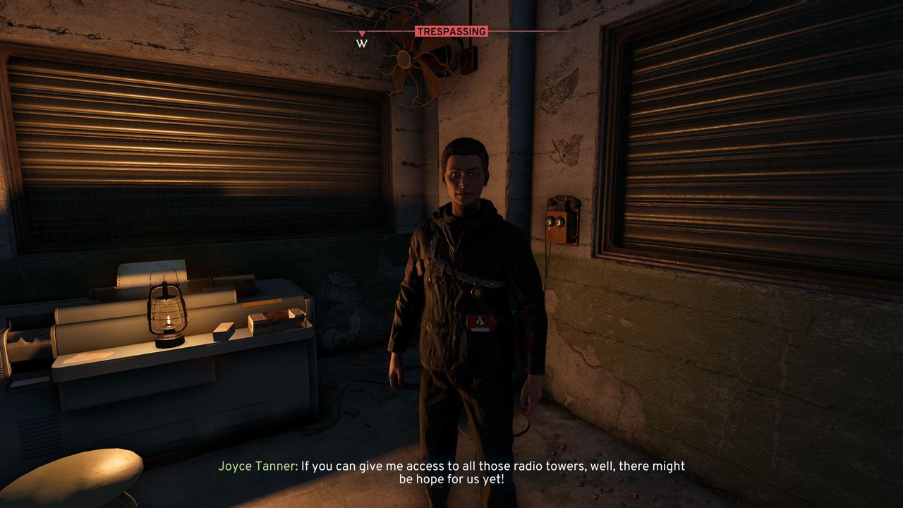 Atomfall endings - Joyce asking about radio towers