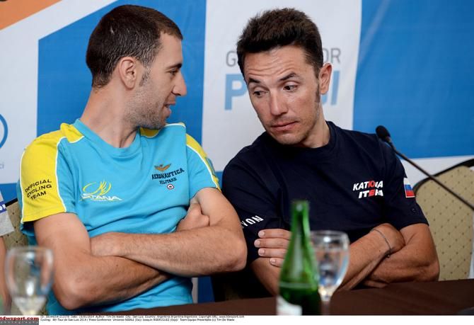 Vincenzo Nibali and Joaquim Rodriguez
