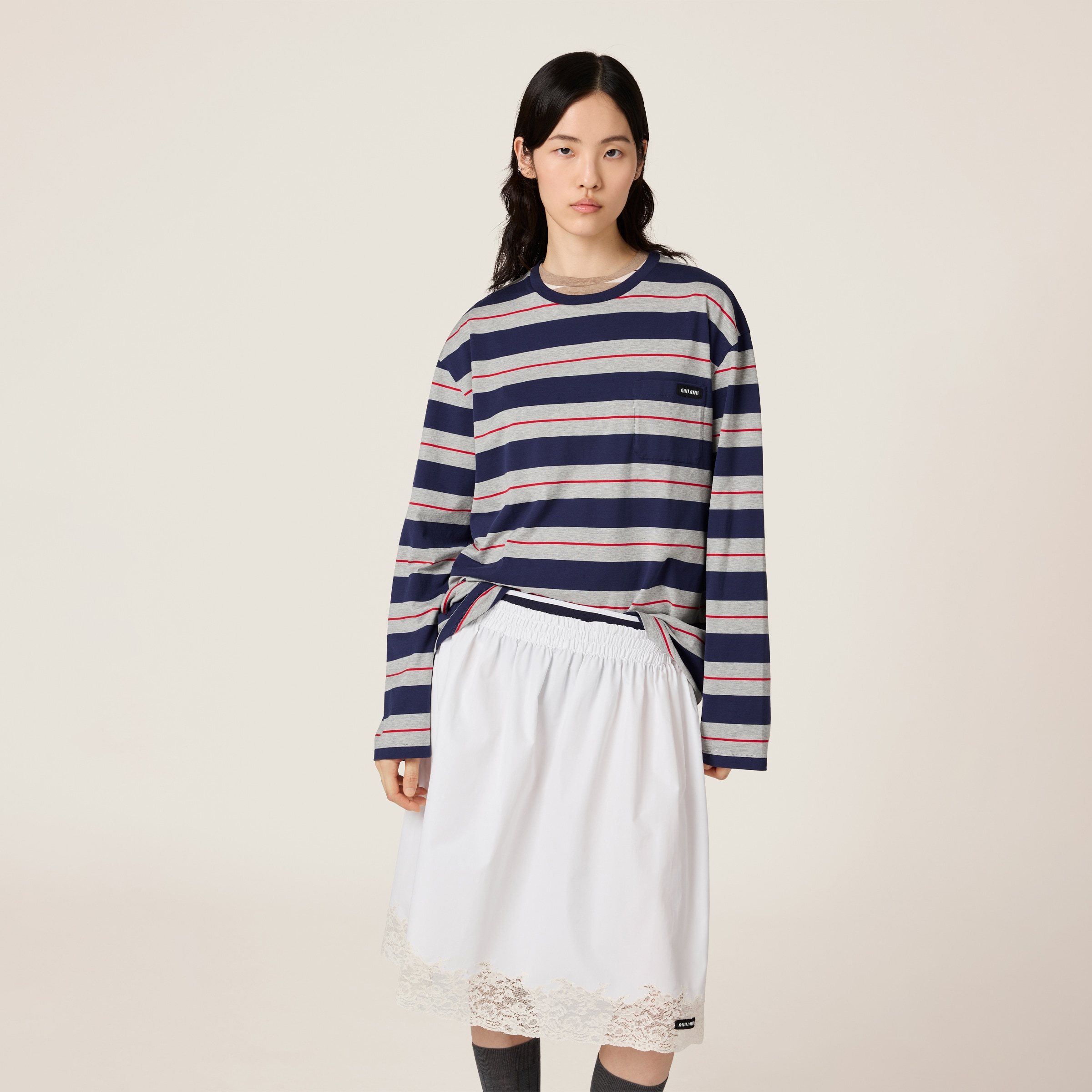 Striped Jersey T-Shirt