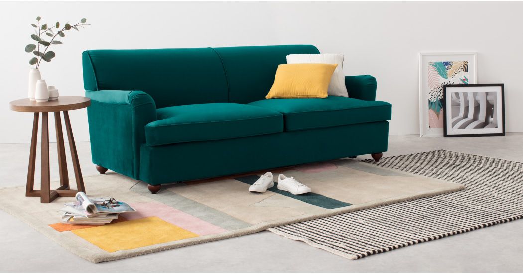 Cele mai bune canapele extensibile: Made.com Orson Orson 3 Seater Sofa Bed