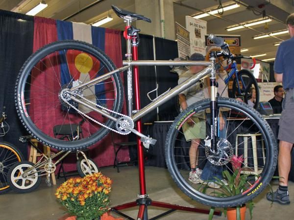 Groundup Designs typically only works in steel and aluminum but is now starting to work with titanium.