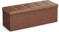 SONGMICS  Mazie Collectio43 Inches Folding Storage Ottoman Bench