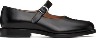 Black Tabi Mary Jane Loafers