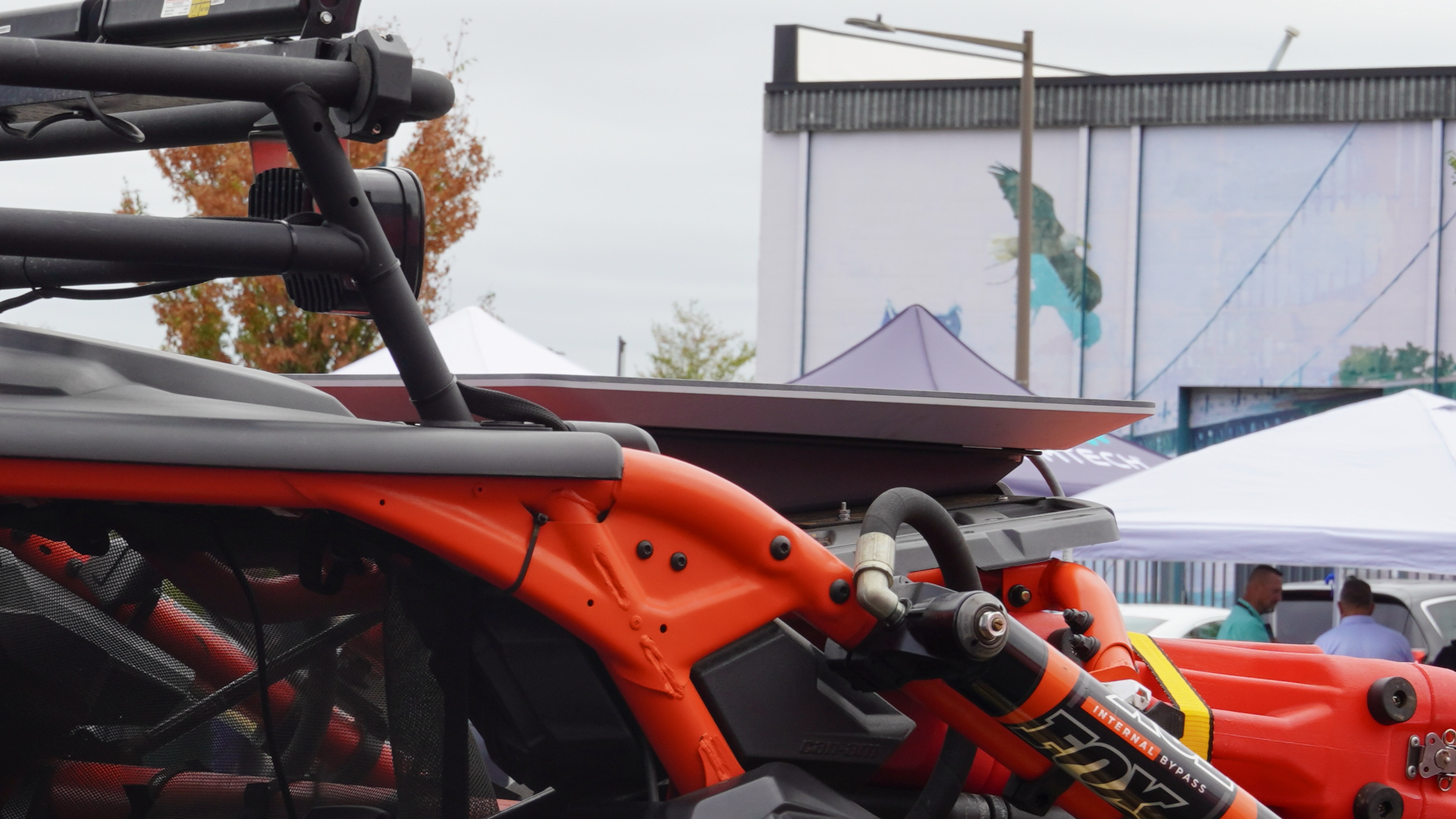 Verizon Frontline equipment on display at the Philadelphia Roadshow.