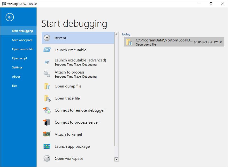 Windows Debugger