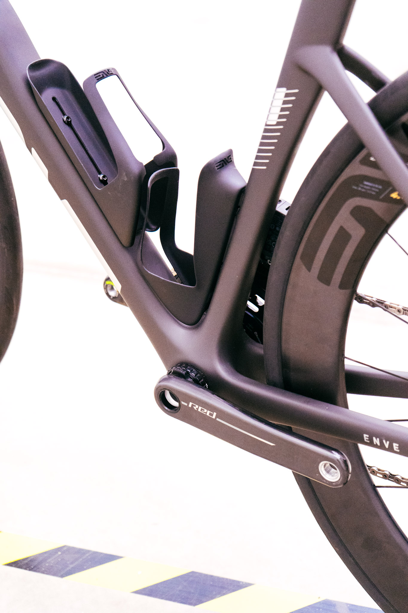Close up photos of the new Enve Melee, shot in the wind tunnel
