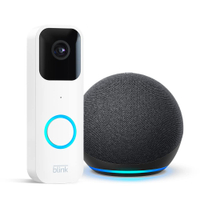 Blink Video Doorbell White + Echo Dot