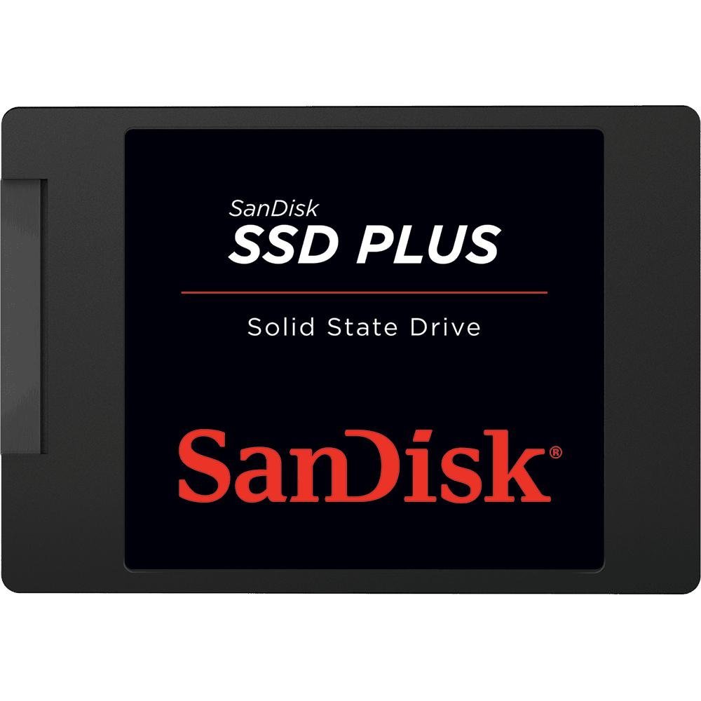 SSD SanDisk dengan latar belakang putih
