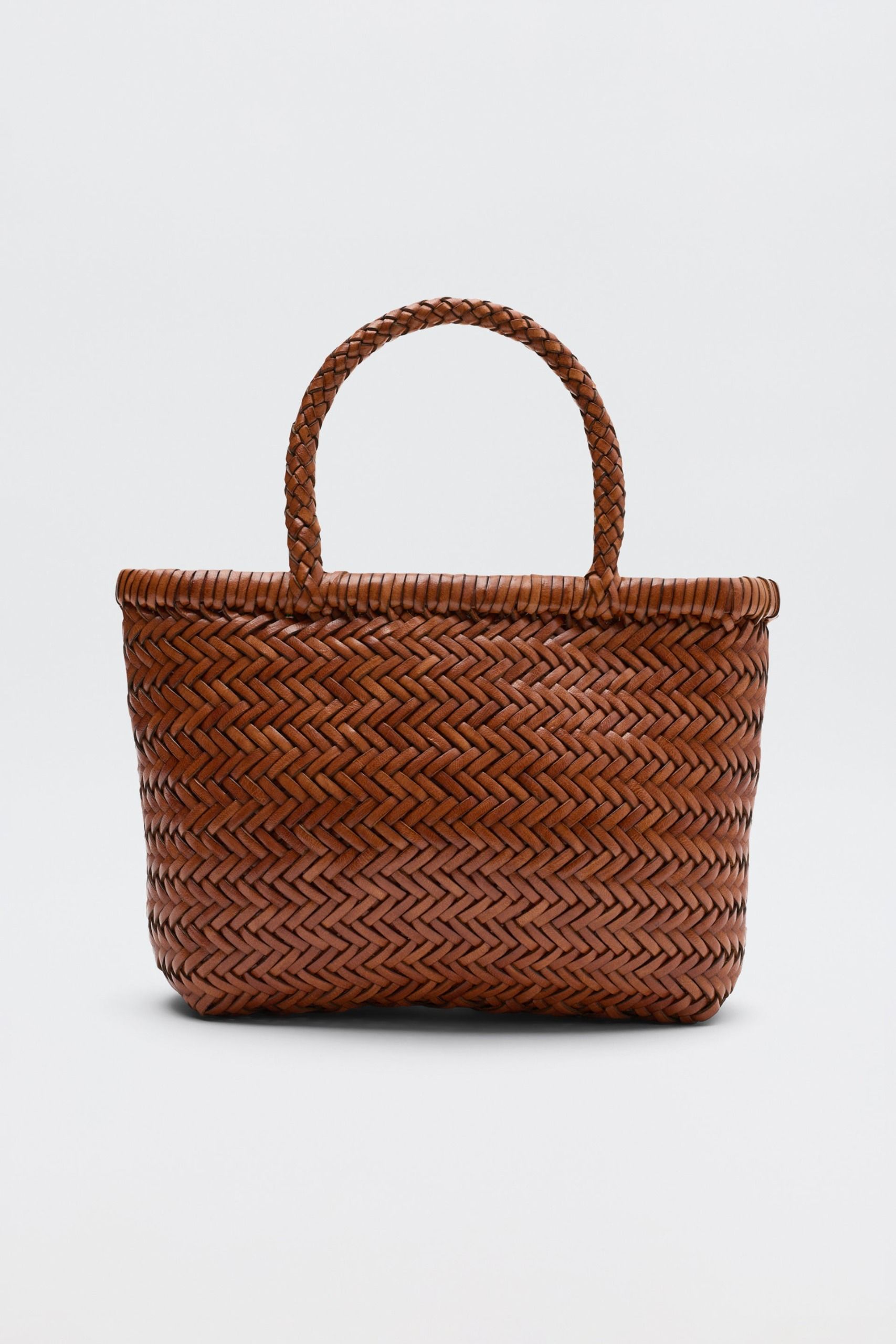 Lysia Leather Bag in Brown Tan