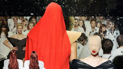 Collage of fashion shows