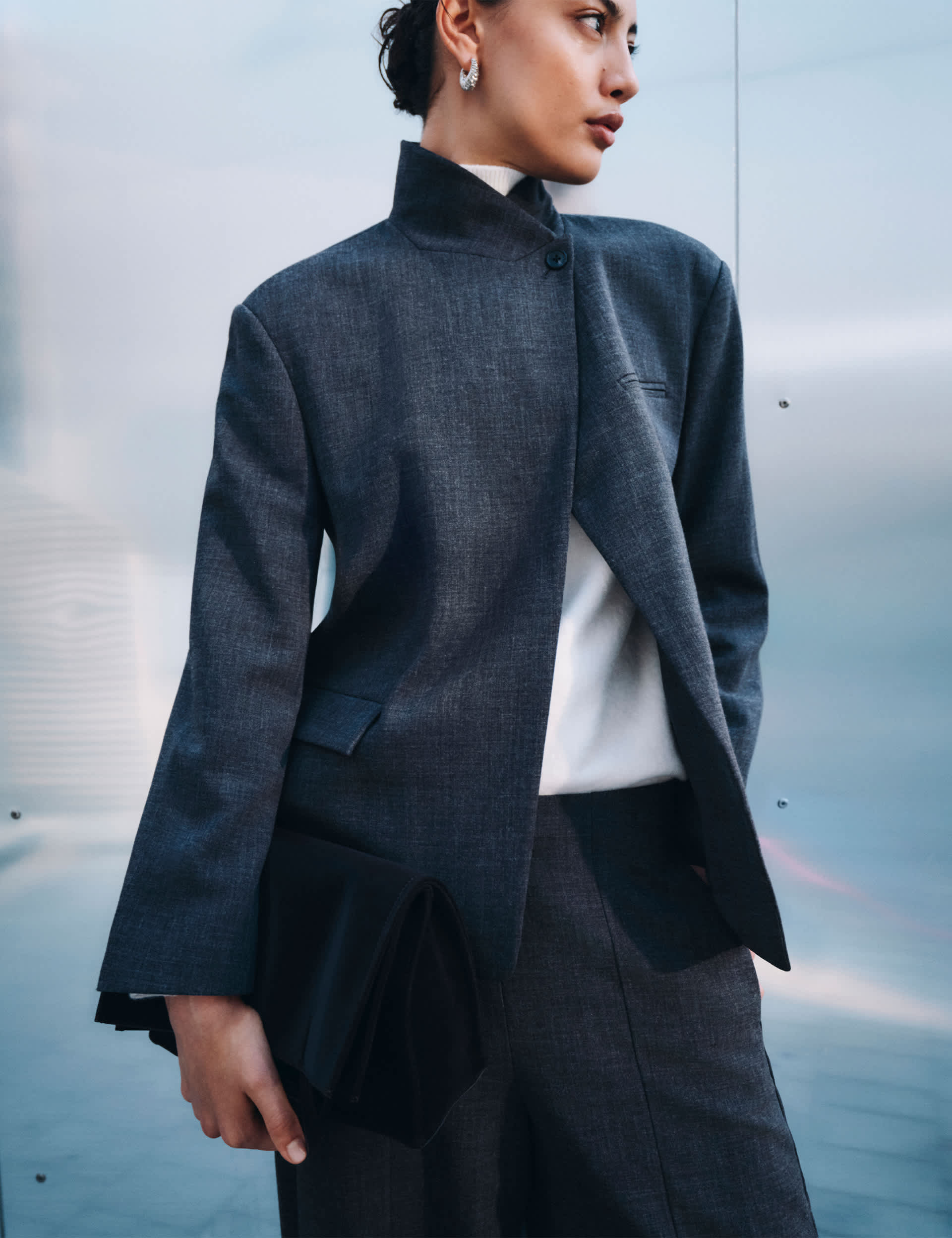Tailored Asymmetric Blazer