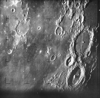 NASA's Ranger 7 captured the first close up photo of the moon in 1964.