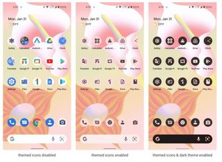 Android 13 Material You icons