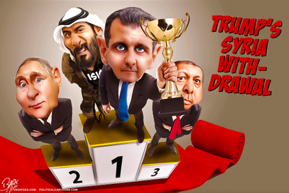 Political Cartoon World Russia Turkey Syria