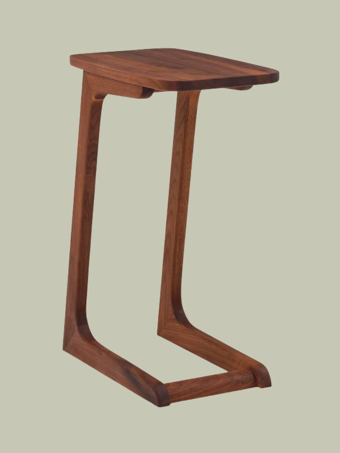 John Lewis, Cara Sofa Side Table in American Black Walnut