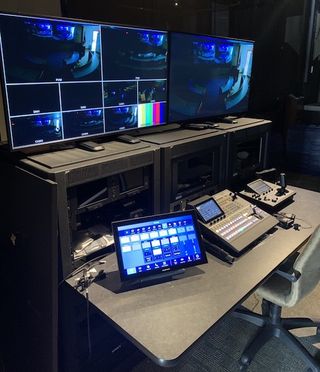 MITRE’s control room in Bedford, MA.