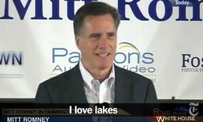 A screen-grab from Mitt Romney's Favorite Things Auto-Tuned
