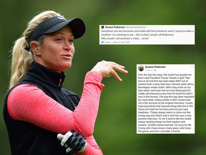 Suzann Pettersen Says Trump Cheat Quotes #FakeNews