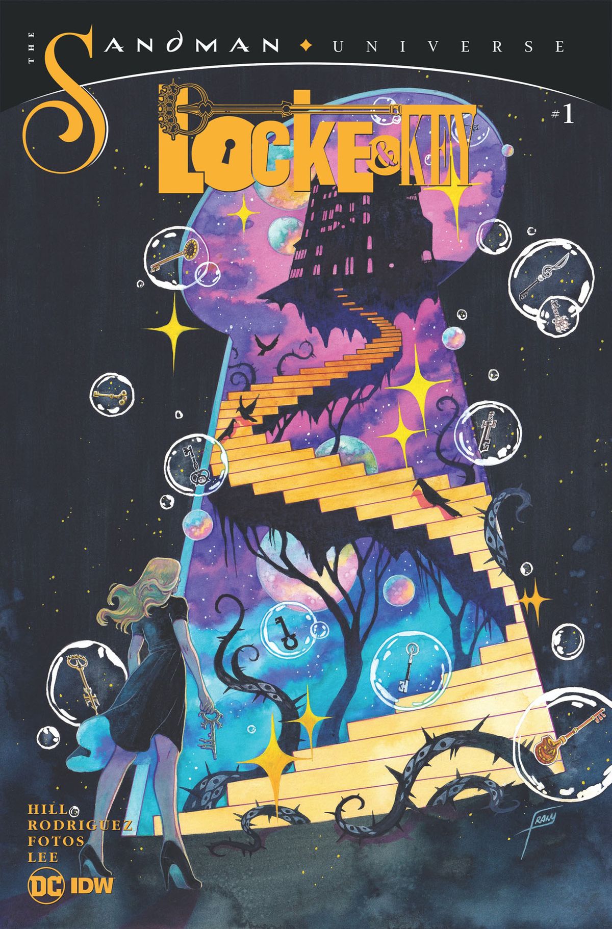 Locke &amp; Key / The Sandman Universe: Hell &amp; Gone #1 cover