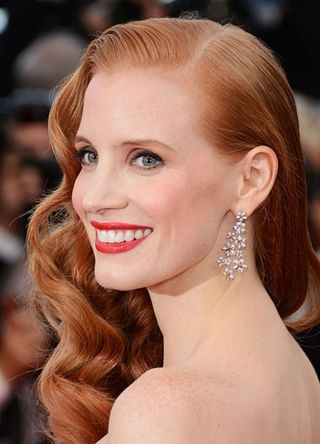 Actress Jessica Chastain attends the "Madagascar 3: Europe's Most Wanted" Premiere during the 65th Annual Cannes Film Festival at Palais des Festivals on May 18, 2012 in Cannes, France