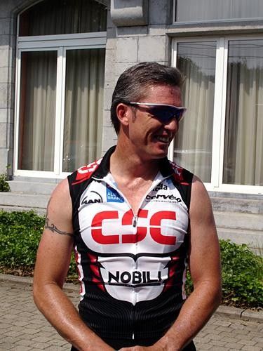 DS Scott Sunderland laughing I must be in better shape than you guys!'