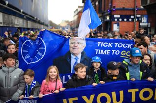 Everton fans have let their increasing frustration show this season