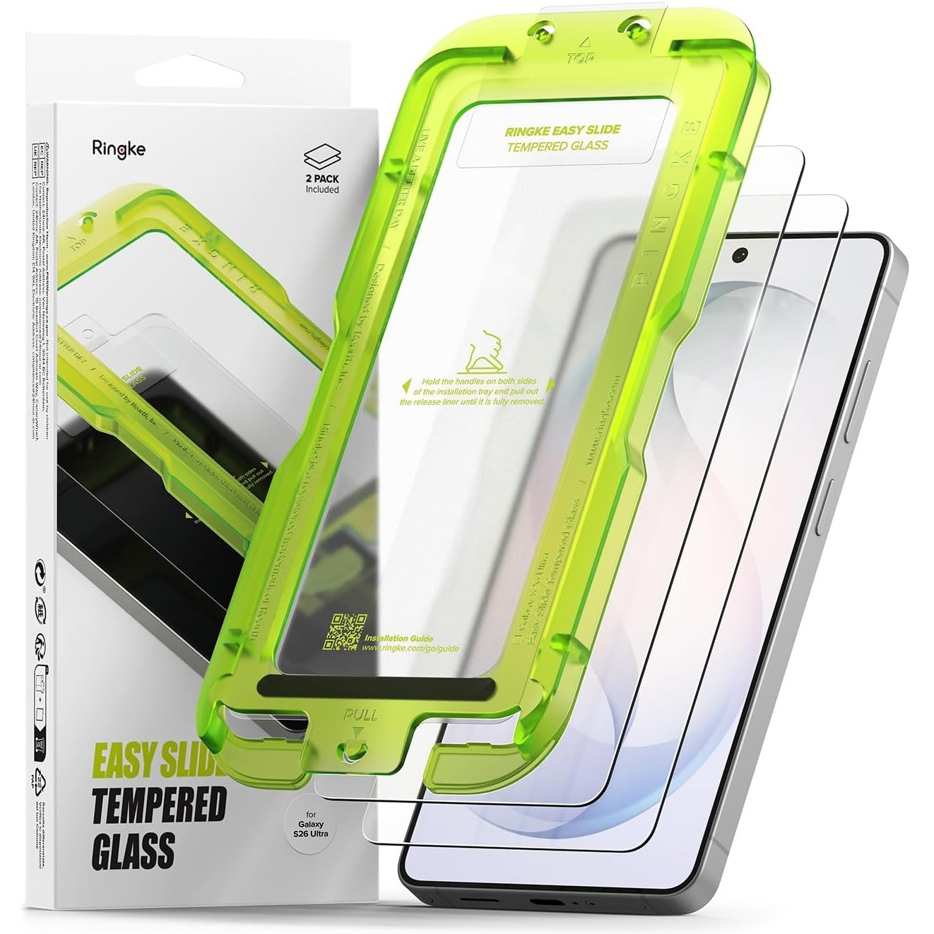 Ringke Easy Slide Tempered Glass for Samsung Galaxy S26 Ultra