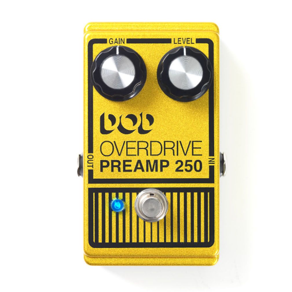 DOD's 2023 Overdrive Preamp 250 pedal
