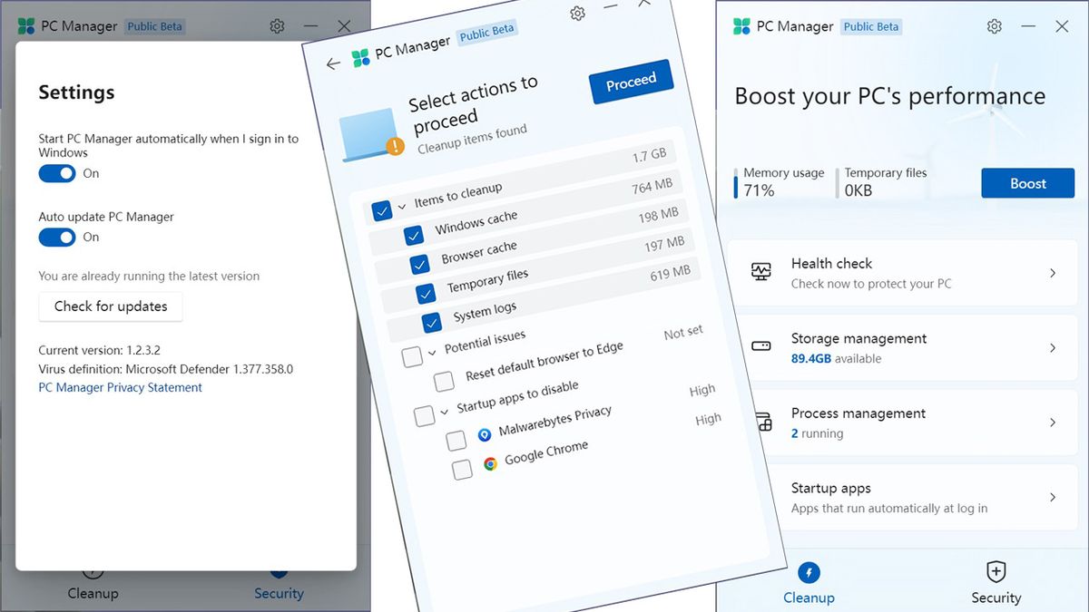 Microsoft Releases PC Manager Beta To Optimize Windows Performance 