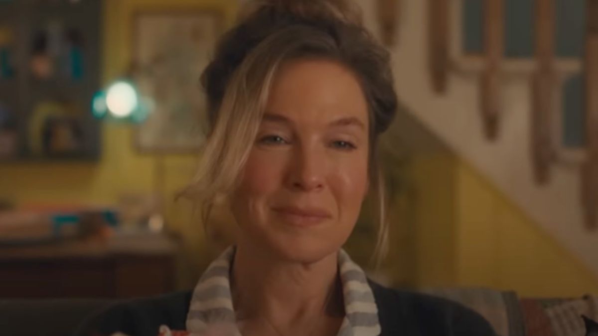 Renee Zellweger in Bridget Jones: Mad About A Boy looking happy.