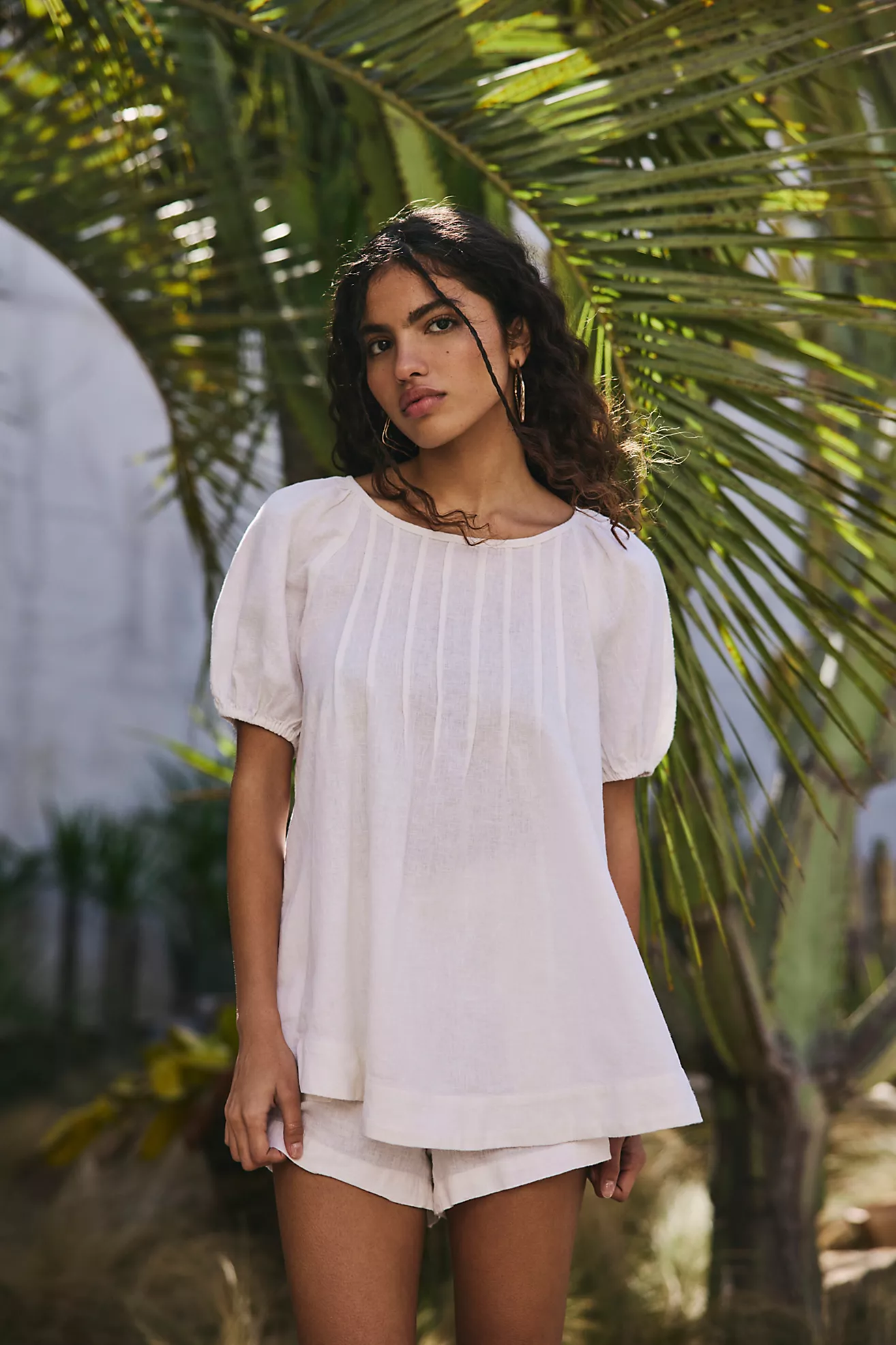 Sunny Somewhere Cotton-Linen Set